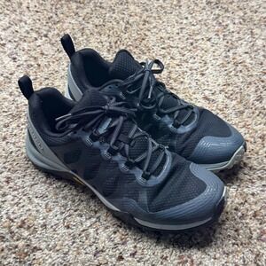 Merrell Siren 3 Womens Black Grey Hiking Trail Shoes J52996 Size 9 Vibram Sole